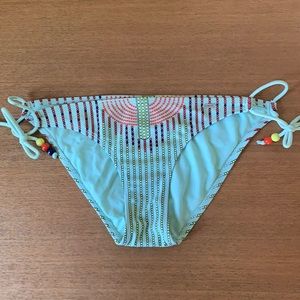 LA Hearts side tie bikini bottoms